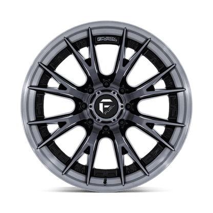 Fuel 1PC | FC402 CATALYST | 24.0x12.00 | 8X180 | -44 | GLOSS BLACK BRUSHED DARK TINT