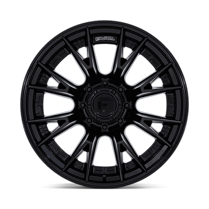 Fuel 1PC | FC402 CATALYST | 20.0x10.00 | 8X170 | -18 | MATTE BLACK W/ GLOSS BLACK LIP