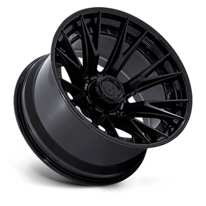 Fuel 1PC | FC402 CATALYST | 22.0x12.00 | 8X180 | -44 | MATTE BLACK W/ GLOSS BLACK LIP