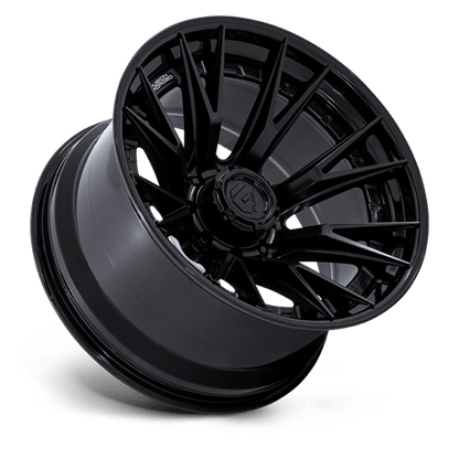 Fuel 1PC | FC402 CATALYST | 24.0x12.00 | 8X165.1 | -44 | MATTE BLACK W/ GLOSS BLACK LIP