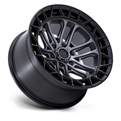 Fuel 1PC | FC874 CELSIUS | 20.0x10.00 | 6X135 | -18 | MATTE GUNMETAL W/ M-BLK LIP