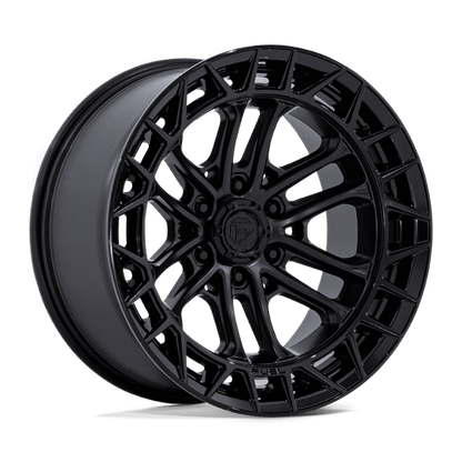 Fuel 1PC | FC874 CELSIUS | 17.0x9.00 | 6X135 | -12 | MATTE BLACK W/ G-BLK LIP