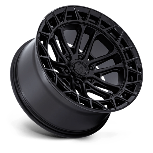 Fuel 1PC | FC874 CELSIUS | 17.0x9.00 | 6X135 | -12 | MATTE BLACK W/ G-BLK LIP