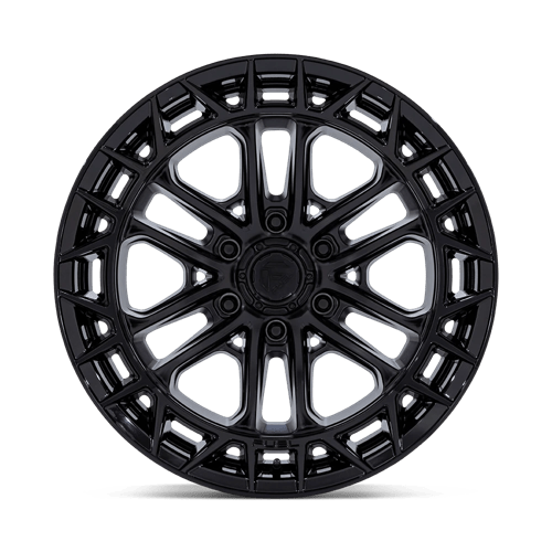 Fuel 1PC | FC874 CELSIUS | 17.0x9.00 | 6X139.7 | -12 | MATTE BLACK W/ G-BLK LIP
