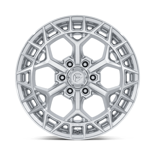 Fuel 1PC | FC873 CHARGER | 17.0x9.00 | 5X127 | -12 | GLOSS SILVER W/ MACHINED FACE