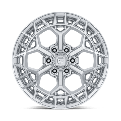 Fuel 1PC | FC873 CHARGER | 17.0x9.00 | 5X127 | -12 | GLOSS SILVER W/ MACHINED FACE