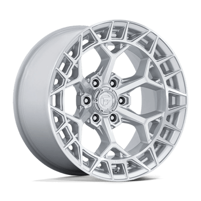 Fuel 1PC | FC873 CHARGER | 17.0x9.00 | 5X127 | 1 | GLOSS SILVER W/ MACHINED FACE