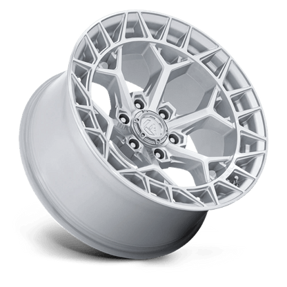 Fuel 1PC | FC873 CHARGER | 17.0x9.00 | 6X139.7 | -12 | GLOSS SILVER W/ MACHINED FACE