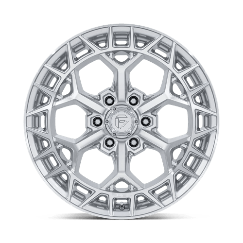 Fuel 1PC | FC873 CHARGER | 22.0x12.00 | 6X135 | -44 | GLOSS SILVER W/ MACHINED FACE