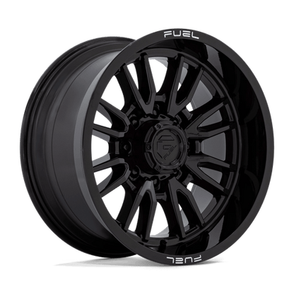 Fuel 1PC | D760 CLASH | 20.0x10.00 | 8X165.1 | -18 | GLOSS BLACK