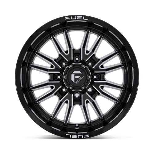 Fuel 1PC | D761 CLASH | 20.0x10.00 | 8X170 | -18 | GLOSS BLACK MILLED