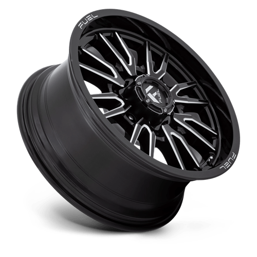 Fuel 1PC | D761 CLASH | 20.0x9.00 | 8X170 | 20 | GLOSS BLACK MILLED