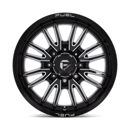 Fuel 1PC | D761 CLASH | 20.0x9.00 | 8X170 | 20 | GLOSS BLACK MILLED