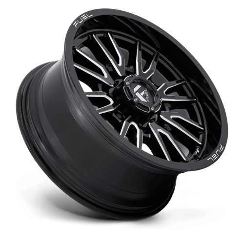 Fuel 1PC | D761 CLASH | 20.0x9.00 | 8X170 | 1 | GLOSS BLACK MILLED