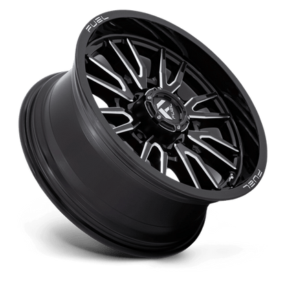 Fuel 1PC | D761 CLASH | 20.0x9.00 | 8X180 | 1 | GLOSS BLACK MILLED