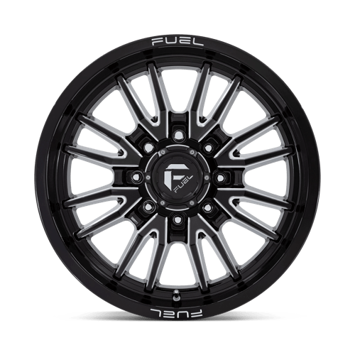 Fuel 1PC | D761 CLASH | 20.0x9.00 | 8X180 | 1 | GLOSS BLACK MILLED