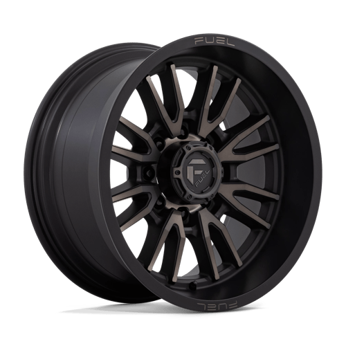 Fuel 1PC | D762 CLASH | 20.0x10.00 | 8X180 | -18 | MATTE BLACK DOUBLE DARK TINT