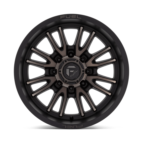 Fuel 1PC | D762 CLASH | 20.0x10.00 | 8X165.1 | -18 | MATTE BLACK DOUBLE DARK TINT