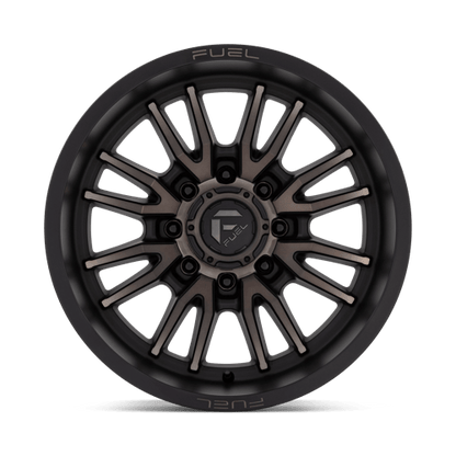 Fuel 1PC | D762 CLASH | 20.0x10.00 | 8X165.1 | -18 | MATTE BLACK DOUBLE DARK TINT