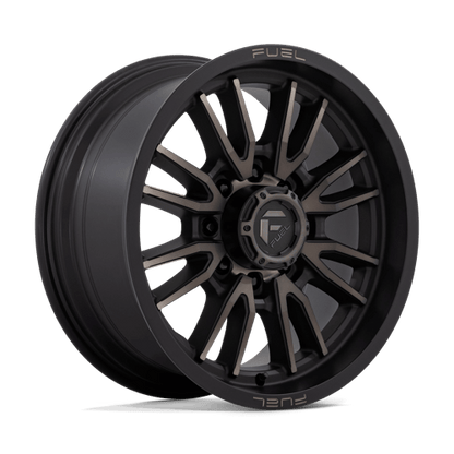 Fuel 1PC | D762 CLASH | 20.0x9.00 | 8X170 | 20 | MATTE BLACK DOUBLE DARK TINT