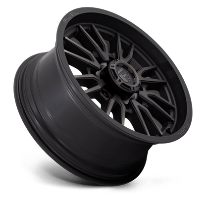 Fuel 1PC | D762 CLASH | 20.0x9.00 | 8X165.1 | 20 | MATTE BLACK DOUBLE DARK TINT