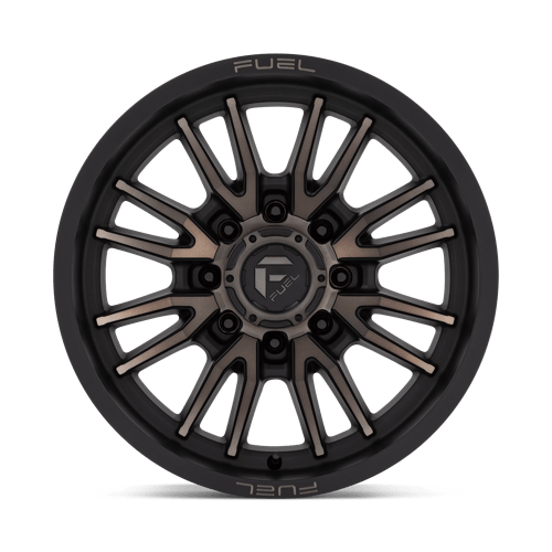 Fuel 1PC | D762 CLASH | 20.0x9.00 | 8X165.1 | 20 | MATTE BLACK DOUBLE DARK TINT