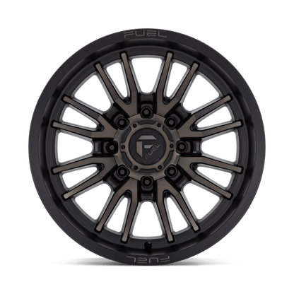 Fuel 1PC | D762 CLASH | 20.0x9.00 | 8X165.1 | 1 | MATTE BLACK DOUBLE DARK TINT