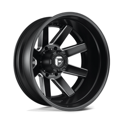 Fuel 1PC | D538 MAVERICK | 24.0x8.25 | 8X210 | -221 | MATTE BLACK MILLED