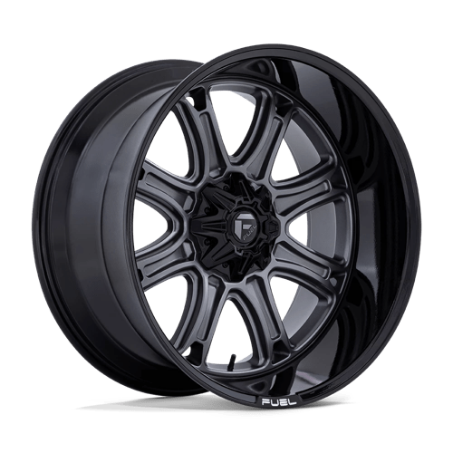 Fuel 1PC | DARKSTAR | 22.0x9.00 | 5X127/5X135 | 1 | MATTE GUNMETAL W/ BLACK LIP