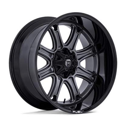 Fuel 1PC | DARKSTAR | 22.0x9.00 | 5X127/5X135 | 1 | MATTE GUNMETAL W/ BLACK LIP