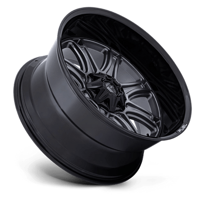 Fuel 1PC | DARKSTAR | 22.0x10.00 | 8X170 | -18 | MATTE GUNMETAL W/ BLACK LIP