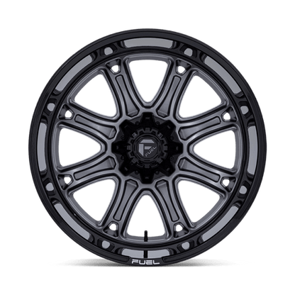 Fuel 1PC | DARKSTAR | 20.0x9.00 | 5X127/5X135 | 1 | MATTE GUNMETAL W/ BLACK LIP