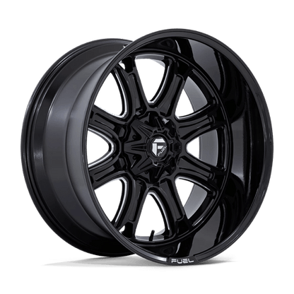 Fuel 1PC | DARKSTAR | 20.0x10.00 | 8X170 | -18 | GLOSS BLACK MILLED