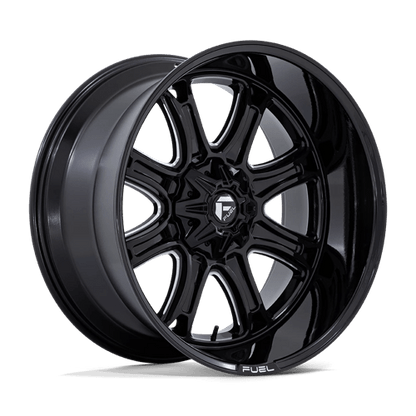 Fuel 1PC | DARKSTAR | 22.0x10.00 | 5X127/5X135 | -18 | GLOSS BLACK MILLED