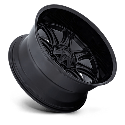 Fuel 1PC | DARKSTAR | 22.0x9.00 | 8X170 | 1 | MATTE BLACK W/ GLOSS BLACK LIP