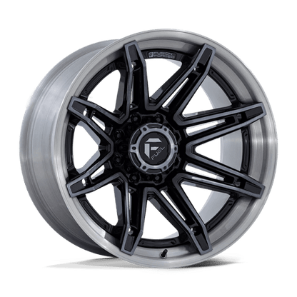 Fuel 1PC | FC401 BRAWL | 24.0x12.00 | 6X139.7 | -44 | GLOSS BLACK BRUSHED DARK TINT