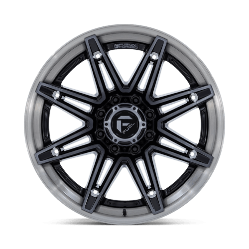 Fuel 1PC | FC401 BRAWL | 20.0x10.00 | 6X139.7 | -18 | GLOSS BLACK BRUSHED DARK TINT