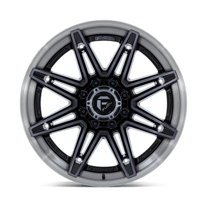 Fuel 1PC | FC401 BRAWL | 24.0x12.00 | 8X165.1 | -44 | GLOSS BLACK BRUSHED DARK TINT