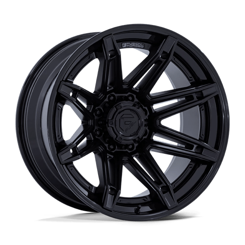Fuel 1PC | FC401 BRAWL | 22.0x10.00 | 6X135 | -18 | MATTE BLACK W/ GLOSS BLACK LIP