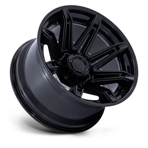 Fuel 1PC | FC401 BRAWL | 24.0x12.00 | 6X139.7 | -44 | MATTE BLACK W/ GLOSS BLACK LIP