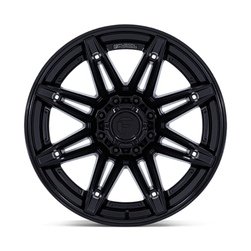 Fuel 1PC | FC401 BRAWL | 22.0x12.00 | 6X135 | -44 | MATTE BLACK W/ GLOSS BLACK LIP