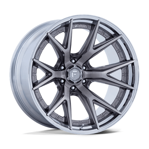 Fuel 1PC | FC402 CATALYST | 22.0x12.00 | 6X135 | -44 | PLATINUM W/ CHROME LIP