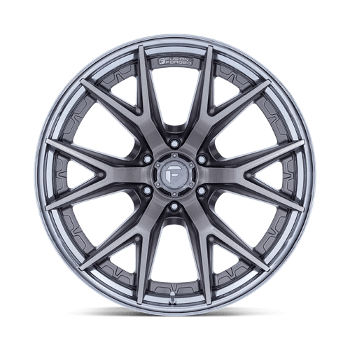 Fuel 1PC | FC402 CATALYST | 20.0x10.00 | 6X135 | -18 | PLATINUM W/ CHROME LIP