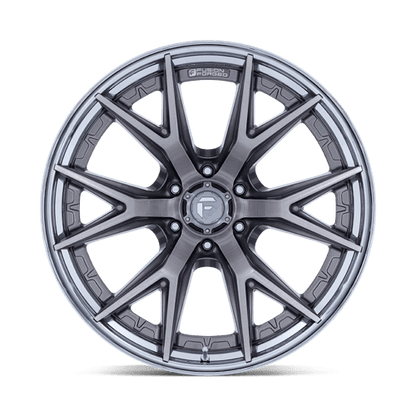 Fuel 1PC | FC402 CATALYST | 22.0x12.00 | 6X135 | -44 | PLATINUM W/ CHROME LIP