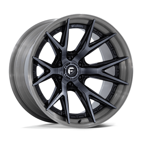Fuel 1PC | FC402 CATALYST | 24.0x12.00 | 6X135 | -44 | GLOSS BLACK BRUSHED DARK TINT