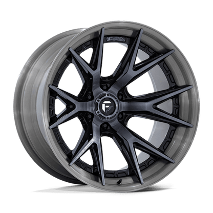 Fuel 1PC | FC402 CATALYST | 20.0x9.00 | 6X135 | 20 | GLOSS BLACK BRUSHED DARK TINT