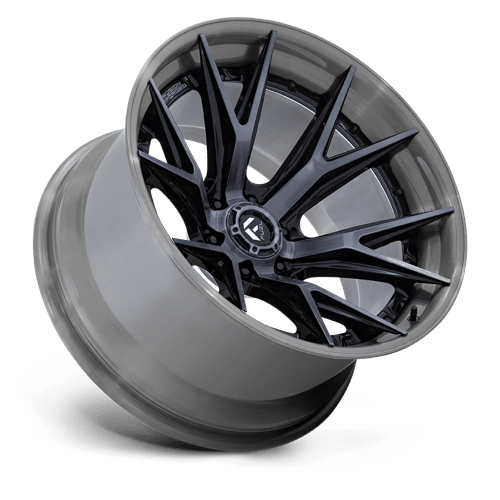 Fuel 1PC | FC402 CATALYST | 22.0x12.00 | 6X135 | -44 | GLOSS BLACK BRUSHED DARK TINT