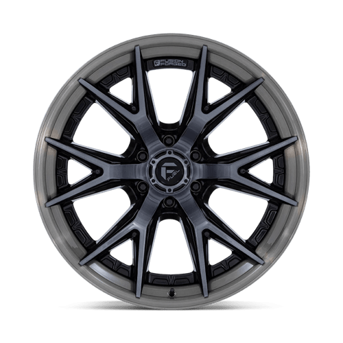 Fuel 1PC | FC402 CATALYST | 24.0x12.00 | 6X135 | -44 | GLOSS BLACK BRUSHED DARK TINT