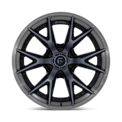 Fuel 1PC | FC402 CATALYST | 24.0x12.00 | 6X135 | -44 | GLOSS BLACK BRUSHED DARK TINT