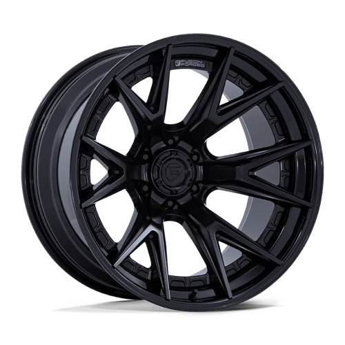 Fuel 1PC | FC402 CATALYST | 20.0x9.00 | 6X139.7 | 1 | MATTE BLACK W/ GLOSS BLACK LIP